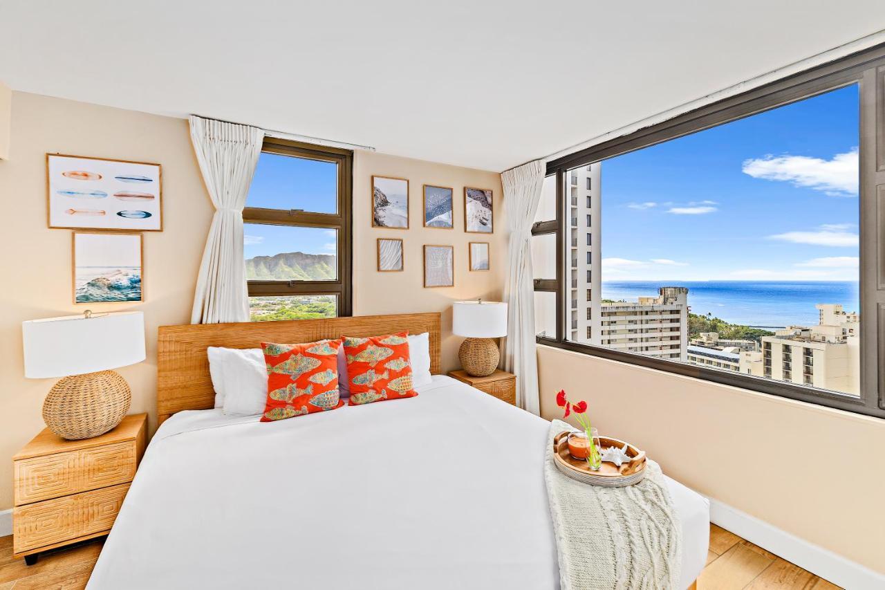 Waikiki Banyan 1Br With Great Ocean Views, Steps To Beach & Parking! Honolulu Dış mekan fotoğraf
